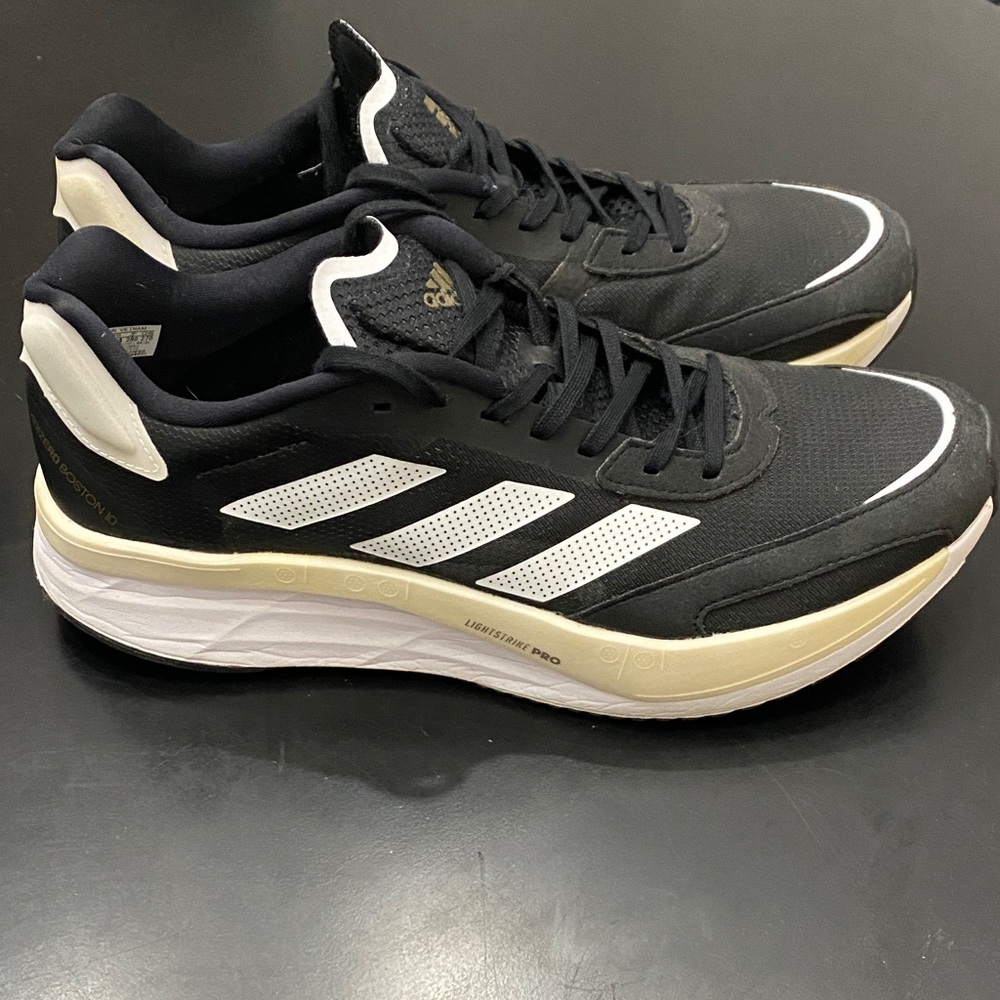 Adidas Black and White Sneakers with Lightstrike Pro - Picture 3 of 4